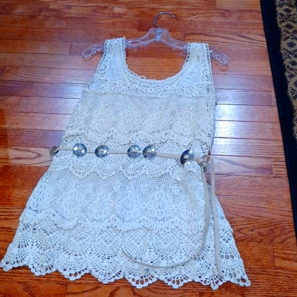 Battenburg Lace Top